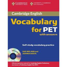 Cambridge Vocabulary for PET Student Book with Answers and A - , editura Hart Publishing