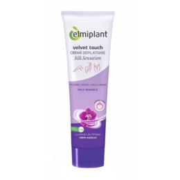 Velvet touch crema depilatoare silk sensation piele sensibila elmiplant, 150ml