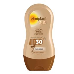 Sun Lotiune SPF 30 Tan & Protect Elmiplant, 200ml