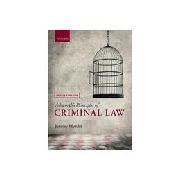 Ashworth's Principles of Criminal Law, editura Oxford University Press