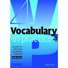 Vocabulary in Practice 4 - Glennis Pye, editura Directory Of Social Change