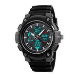 Ceas Barbatesc SKMEI CS1080, curea silicon, digital watch, functie cronometru, alarma