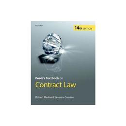 Poole's Textbook on Contract Law - Robert Merkin, editura Oxford University Press Academ