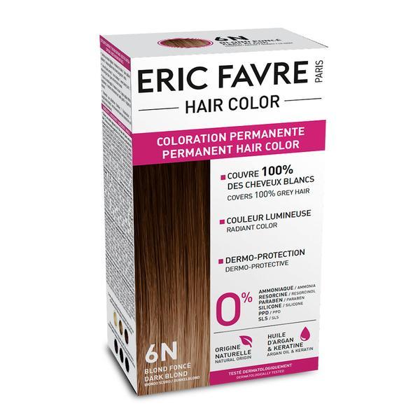Vopsea de par fara amoniac Eric Favre Hair Color 6N Blond închis Eric Favre imagine pret reduceri