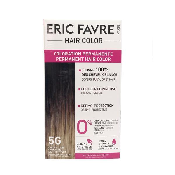 Vopsea de par fara amoniac Eric Favre Hair Color 5G Șaten deschis auriu poza