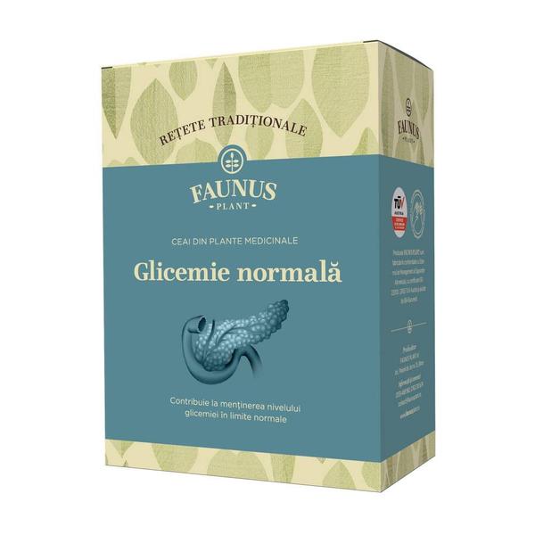 Ceai "Retete Traditionale" Glicemie Normala Faunus Plant, 180 g