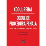 Codul penal. Codul de procedura penala Ed.8 Act. 4 august 2019, editura Rosetti