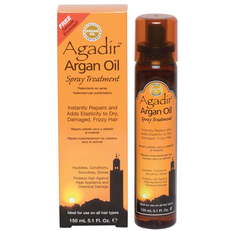 Spray Tratament cu Ulei de Argan - Agadir Argan Oil Spray Treatment Leave In, 150 ml