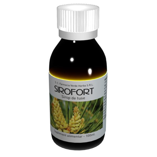Sirop de tuse Sirofort Farmacia Verde, 100 ml
