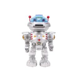 Jucarie interactiva MalPlay Super Robot cu sunete, lumini, care merge si arunca cu discuri