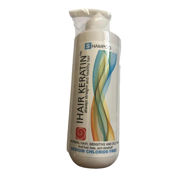 Sampon Anticadere si Antimatreata, Scalp Gras si Sensibil - iHair Keratin New Shampoo 250 ml