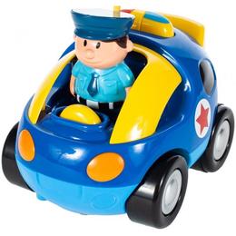 Masina de politie MalPlay cu telecomanda in forma de volan ,figurina, sunete si lumini