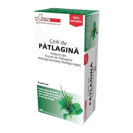 Ceai de patlagina farma class, 20 doze