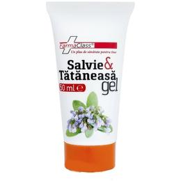 Gel salvie si tataneasa farma class, 50ml