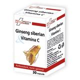 Ginseng Siberian si Vitamina C Farma Class, 30 capsule