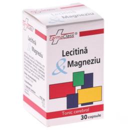 Lecitina si magneziu farma class, 30 capsule
