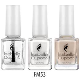 Kit pentru manichiura frantuzeasca isabelle dupont paris, nuanta fm53, 3 x 12ml + 52 benzi adezive