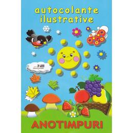 Anotimpuri. Autocolante ilustrative, editura Biblion