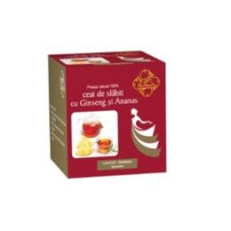 Ceai slabit ginseng si ananas bis-nis, 20 doze/2g