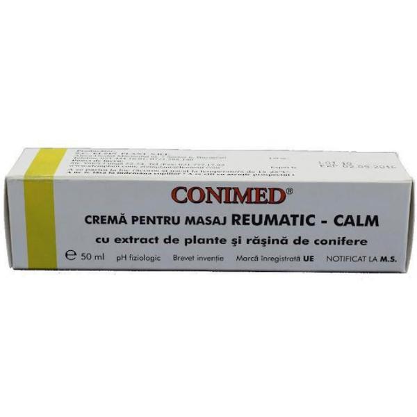 Crema pentru Masaj Reumatic Calm Conimed Elzin Plant, 50ml