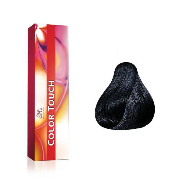 Vopsea Demi-permanenta - Wella Professionals Color Touch nuanta 2/0 negru 