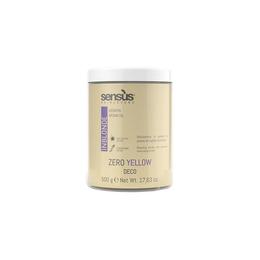 Pudra decoloranta cu keratina si ulei argan sens us zero yellow deco 500g