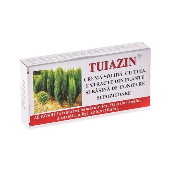 Supozitoare Tuiazin Elzin Plant, 10 buc x 1.5g