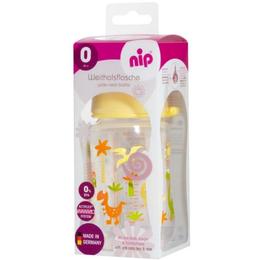 Biberon cu gat larg unisex pp cu tetina silicon nip 35040, 260ml