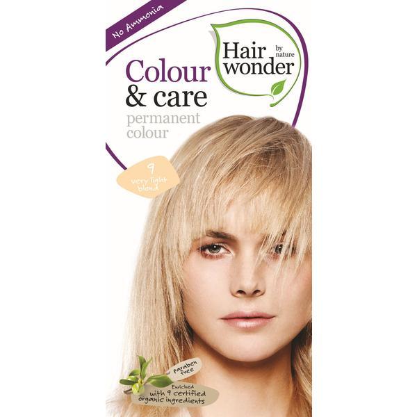 Vopsea par naturala, Colour & Care, 9 Very Light Blond, Hairwonder esteto.ro