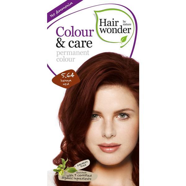 Vopsea par naturala, Colour & Care, 5.64 Henna Red, Hairwonder esteto.ro imagine pret reduceri