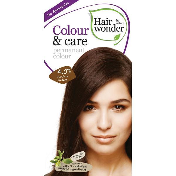 Vopsea par naturala, Colour &amp; Care, 4.03 Mocha Brown, Hairwonder