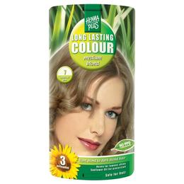 Vopsea par, long lasting colour, 7 medium blond, hennaplus