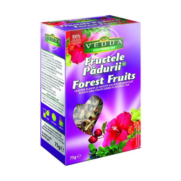 Ceai Fructele Padurii Vedda, 75g