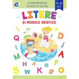 Litere si modele grafice. Coloreaza si invata a scrie - Sveta Albu, editura Libelula