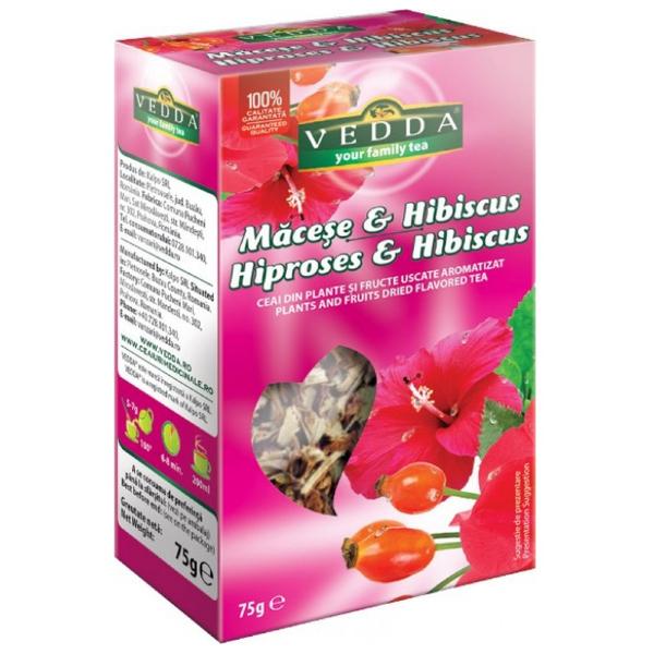 Ceai de Macese si Hibiscus Vedda, 75g