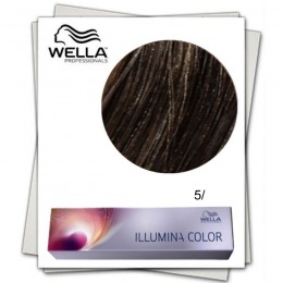 Vopsea permanenta - wella professionals illumina color nuanta 5/ castaniu deschis