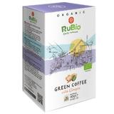 Cafea Verde Organica cu Ghimbir RuBio Vedda, 20 plicuri