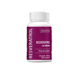 Resveratrol cu seleniu 450mg zenyth pharmaceuticals, 30 capsule
