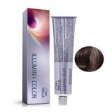 Vopsea Permanenta - Wella Professionals Illumina Color Nuanta 5/81 castaniu deschis albastru cenusiu 