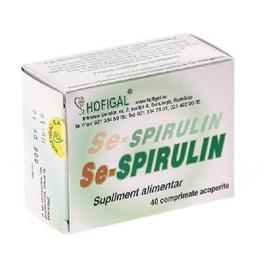 Se-spirulin hofigal, 40 comprimate