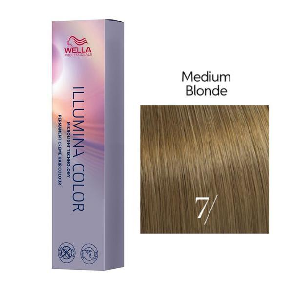 Vopsea Permanenta - Wella Professionals Illumina Color Nuanta 7/ blond mediu