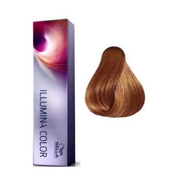 Vopsea Permanenta - Wella Professionals Illumina Color Nuanta 7/43 blond mediu rosu auriu