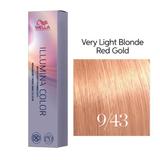 Vopsea Permanenta - Wella Professionals Illumina Color Nuanta 9/43 blond luminos aramiu auriu