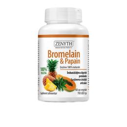 Bromelain&amp;Papain 700GDU Zenyth Pharmaceuticals, 60 capsule