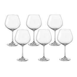 Pahar Bohemia Cristal Viola Raki pentru vin rosu set 6 buc 570ml