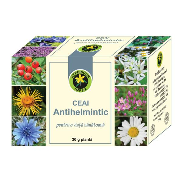 Ceai Antihelmintic Hypericum, 30 g