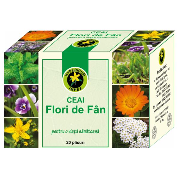 Ceai Flori de Fan Hypericum, 20 plicuri