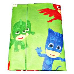 Lenjerie patut Eroii in pijamale, 3 piese, 120x60 cm - Happy Gifts