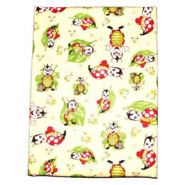Lenjerie patut cu buburuze, multicolor, 3 piese, 120x60 cm - Happy Gifts