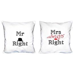 Set 2 perne Mr and Mrs Right, model 2 - Happy Gifts